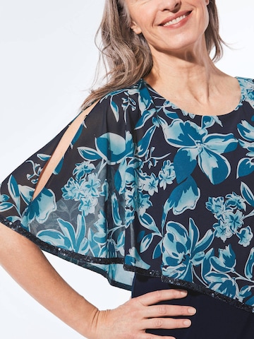 Goldner Abendkleid in Blau