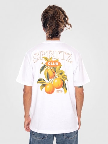 Maglietta 'ONSSPRITZ ITALY RLX SS TEE BRIGHT WHITE SPRITZ CLUB' di Only & Sons in bianco