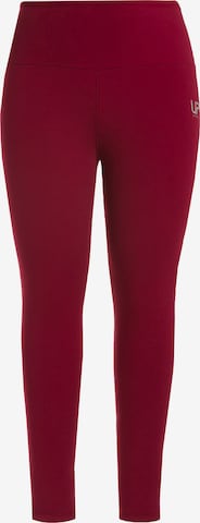 Leggings Ulla Popken en rouge : devant