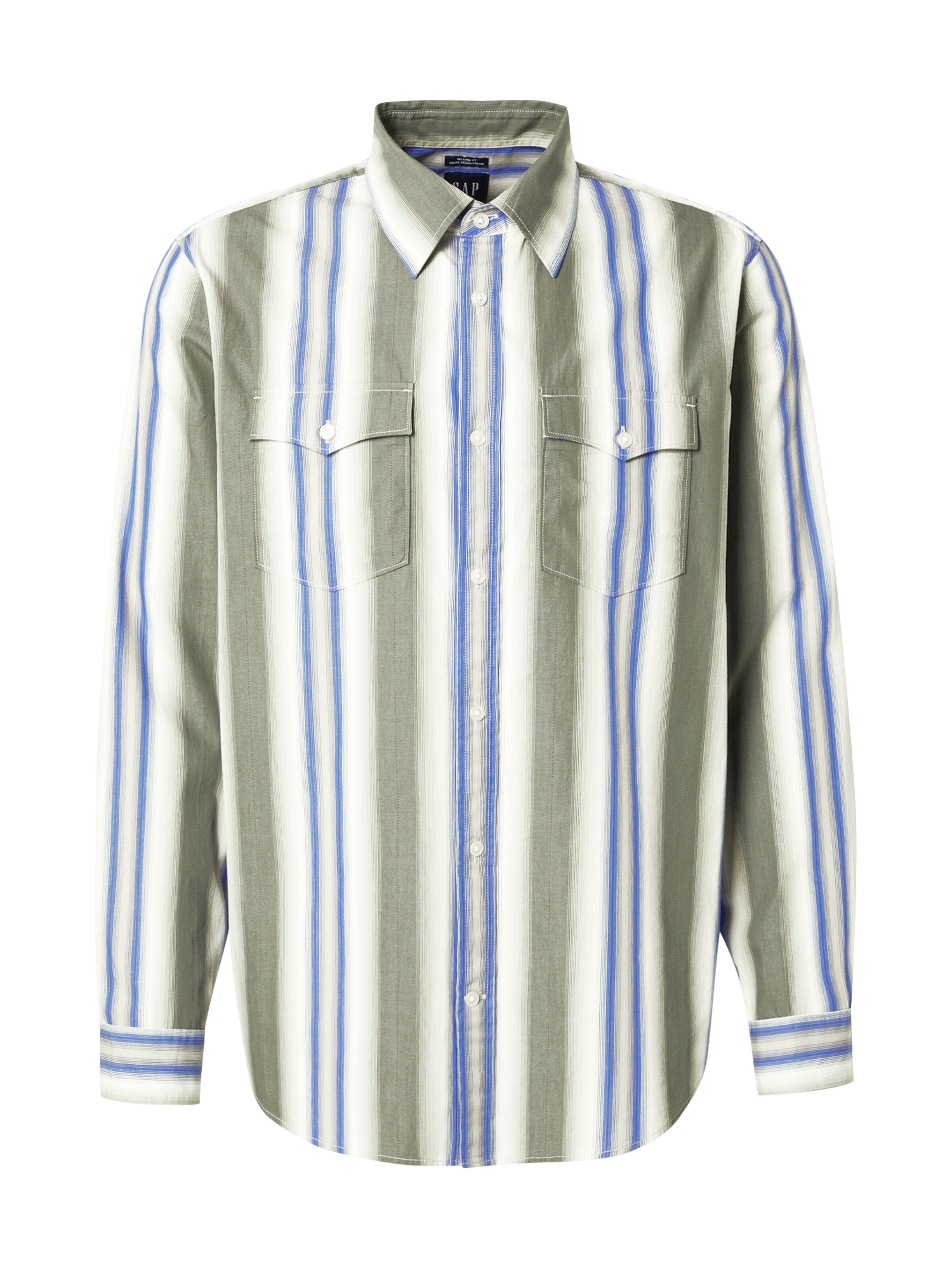 GAP Rovný strih Košeľa - Hnedá: predná strana