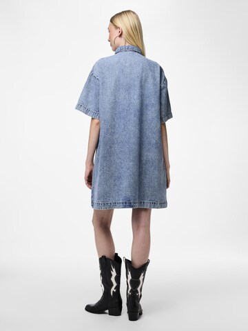 PIECES Blusenkleid 'KATE' in Blau
