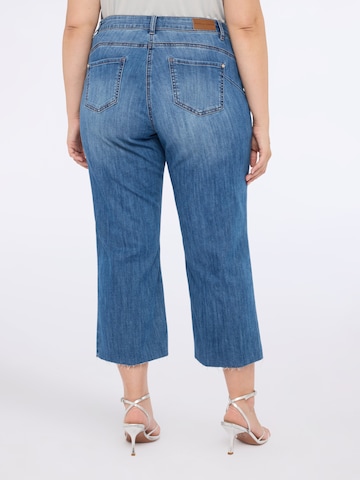 Effilé Jean Fiorella Rubino en bleu