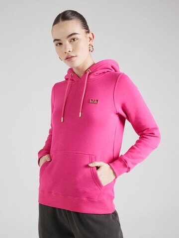 19V69 ITALIA Sweatshirt 'BURNER' in Roze: voorkant