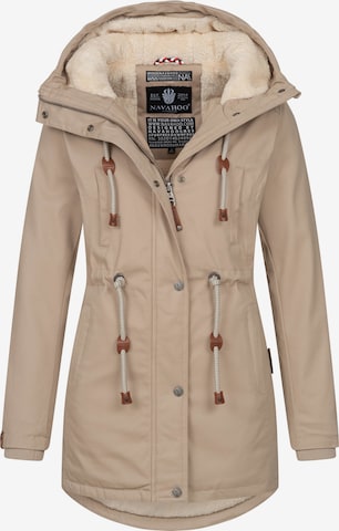 Veste d’hiver 'Ireliaa' NAVAHOO en beige : devant