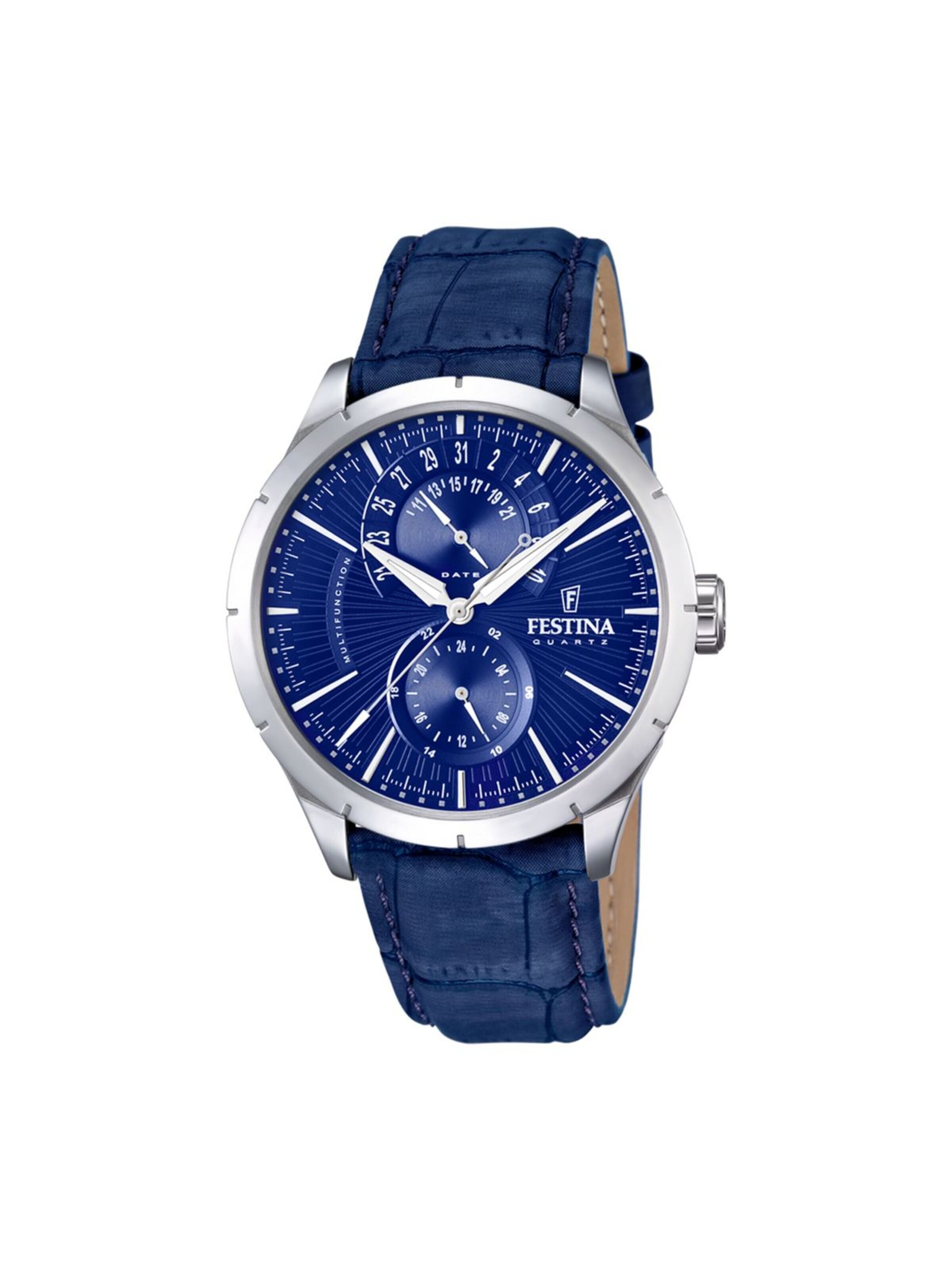 Montre à affichage analogique FESTINA en bleu : devant