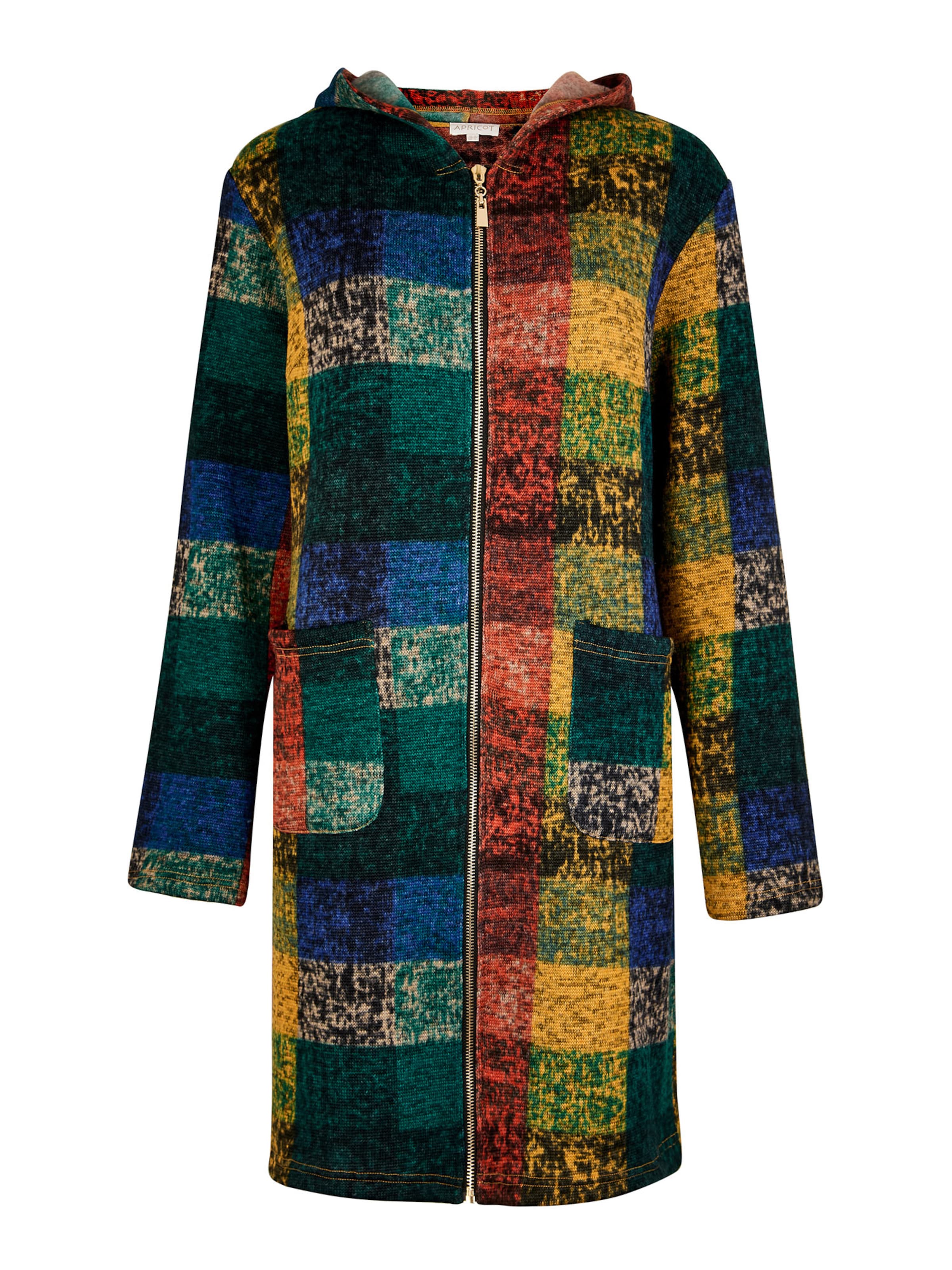 Apricot Gebreid vest ' ' in Oranje: voorkant