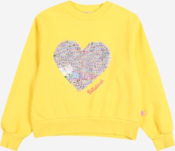 Sweat-shirt Billieblush en jaune : devant