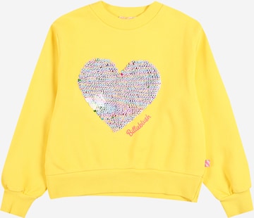 Billieblush - Sweatshirt em amarelo: frente