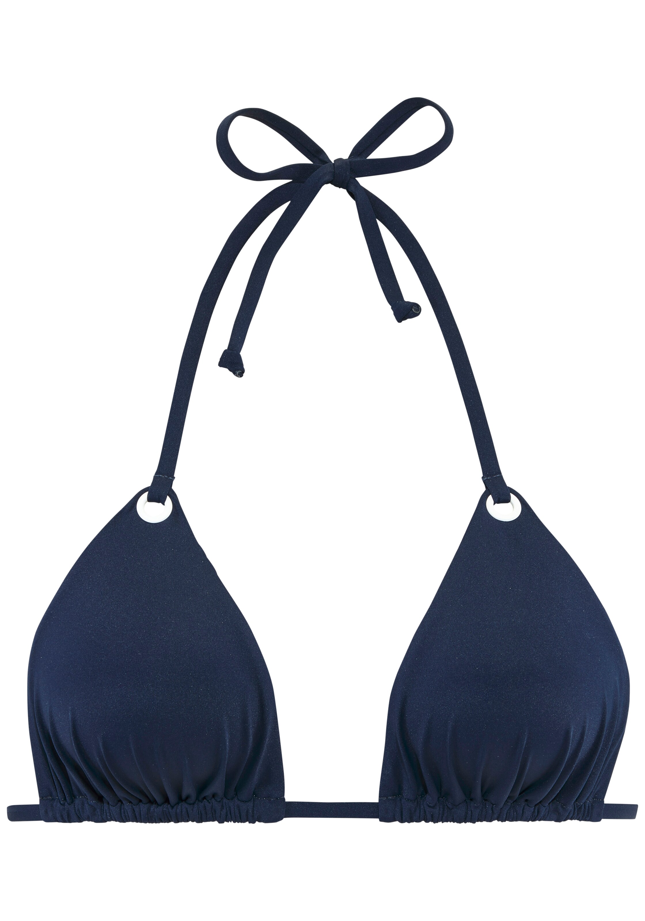 s.Oliver Triangel Bikinitop in Blau: Vorderseite