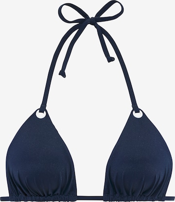s.Oliver - Triángulo Top de bikini en azul: frente