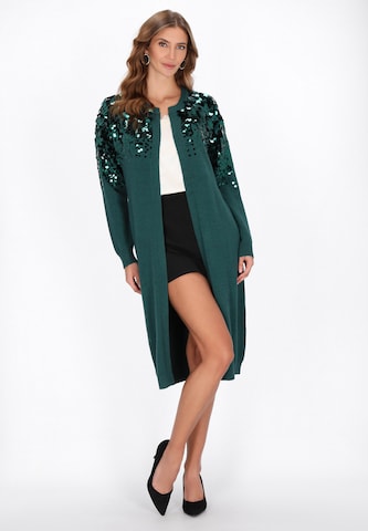 faina Knit cardigan in Green