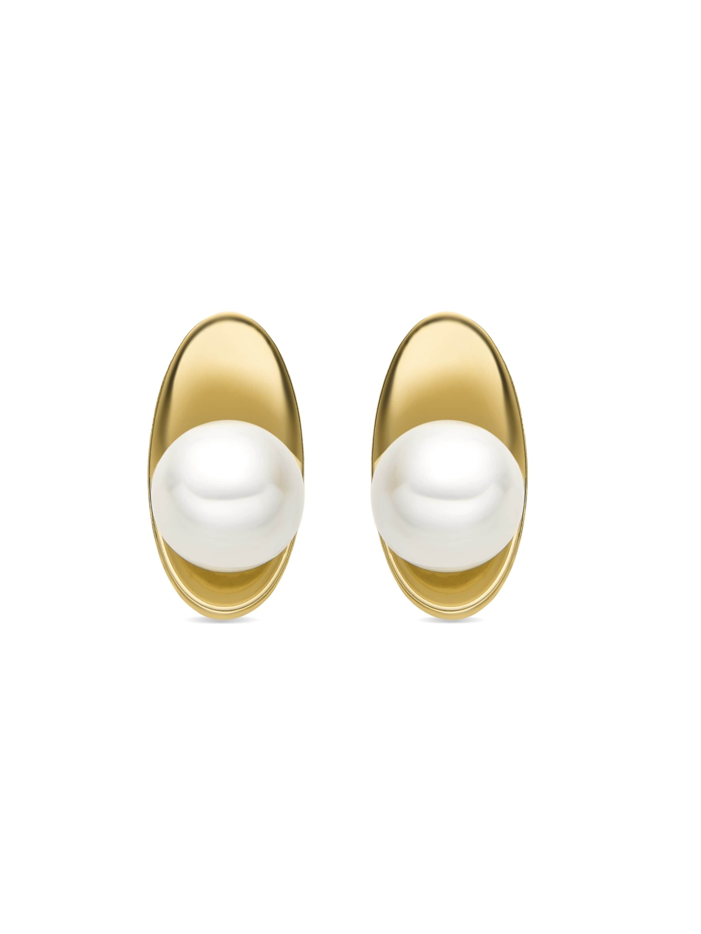 LUXBYLUX Earrings in Gold: front