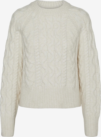 Pull-over 'Birgitte' VERO MODA en beige : devant