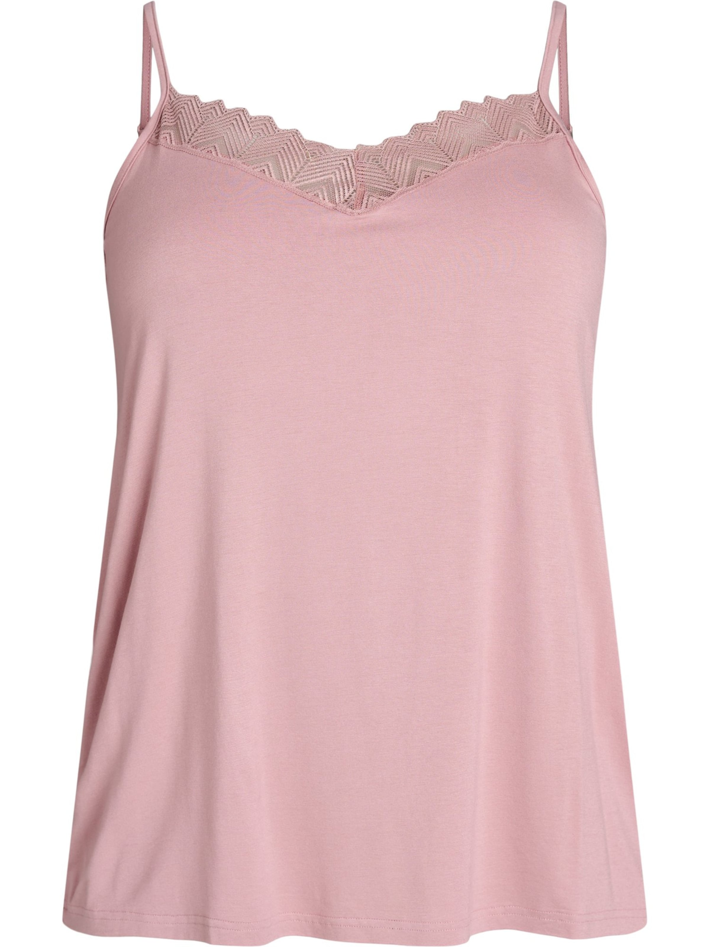 Top 'Mhali' di Zizzi in rosa: frontale