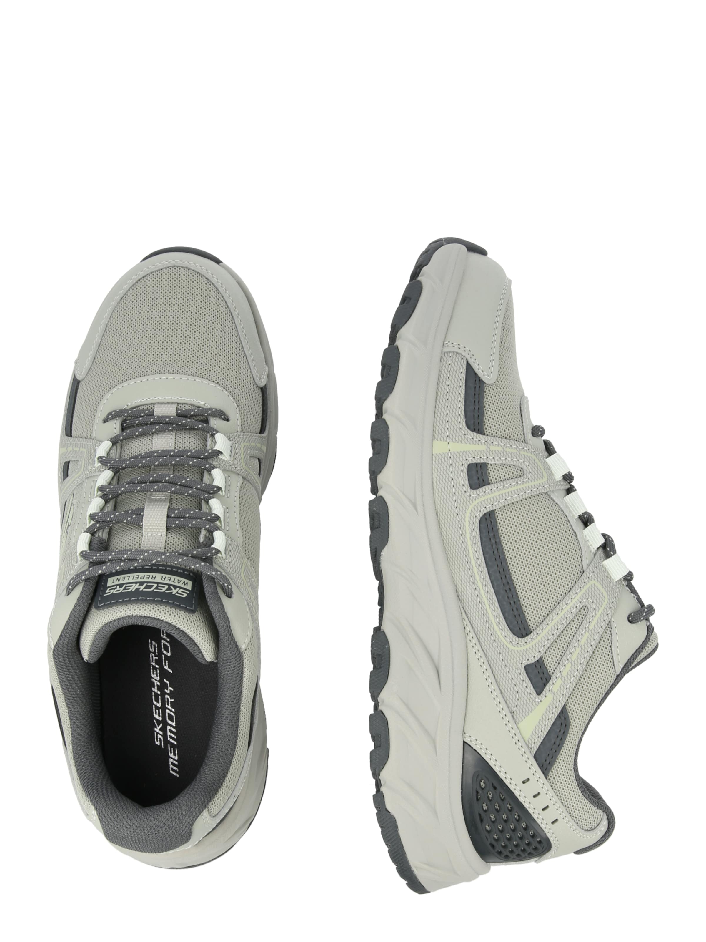 SKECHERS Nizki čevelj 'HILLCREST 2.0 - SABBADAY FALL' | siva barva