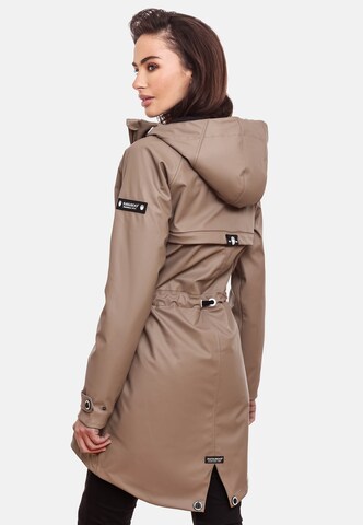 NAVAHOO Raincoat 'Rainy Flower' in Beige