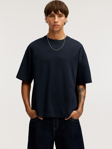 Pull&Bear Tričko - Modrá: predná strana