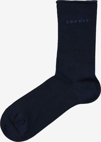 Chaussettes ESPRIT en bleu : devant