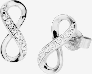 Boucles d'oreilles 'Unendlichkeit' Smart Jewel en argent : devant