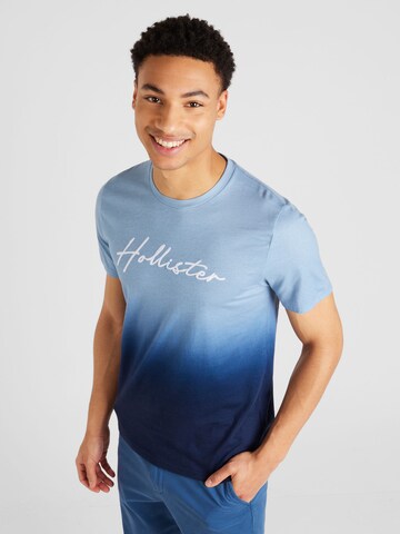 HOLLISTER Majica | modra barva: sprednja stran