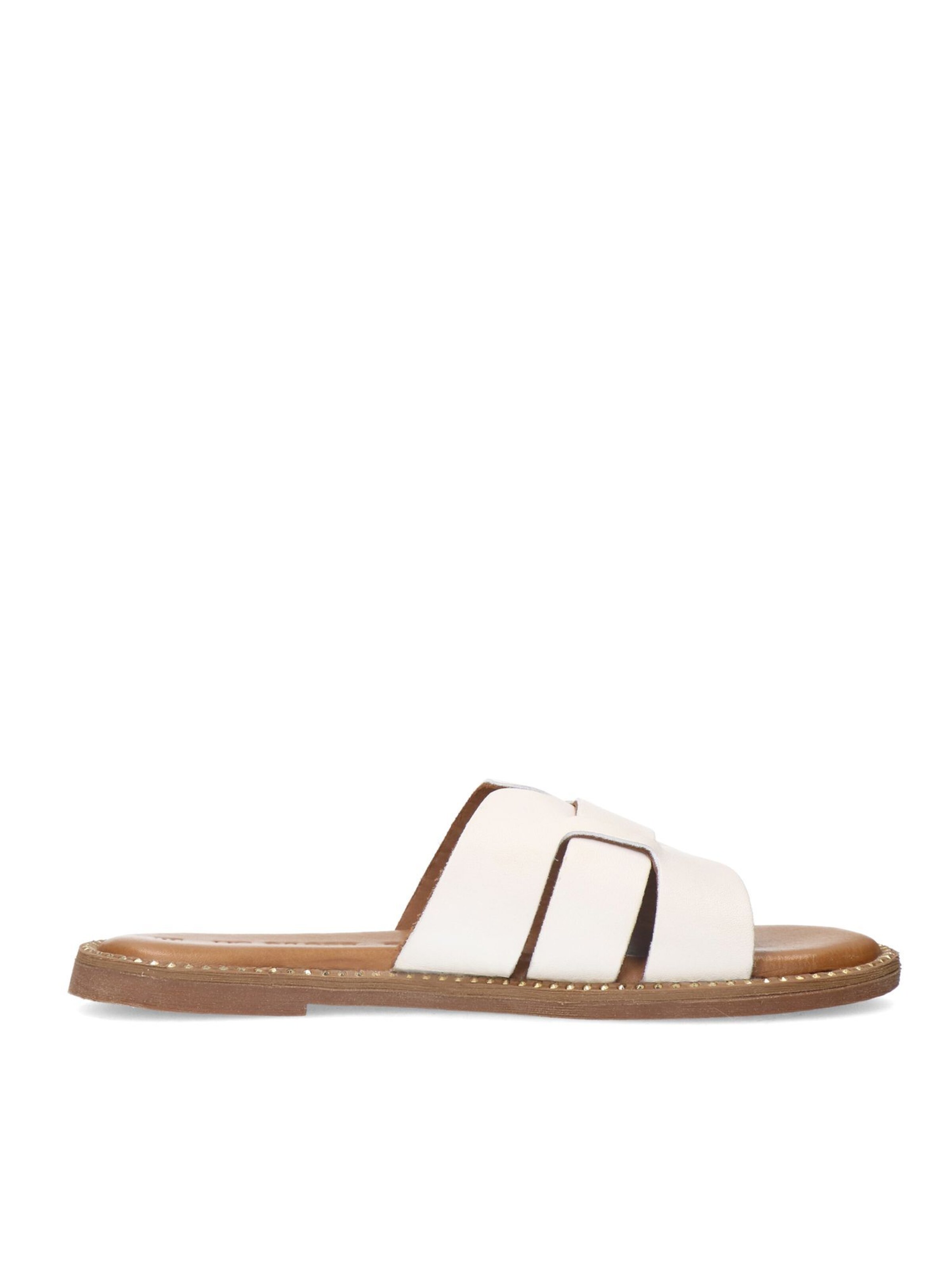 MANFIELD Pantolette in Weiß