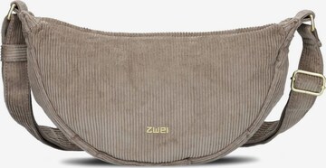 ZWEI Umhängetasche 'Mademoiselle' in Grau: Vorderseite