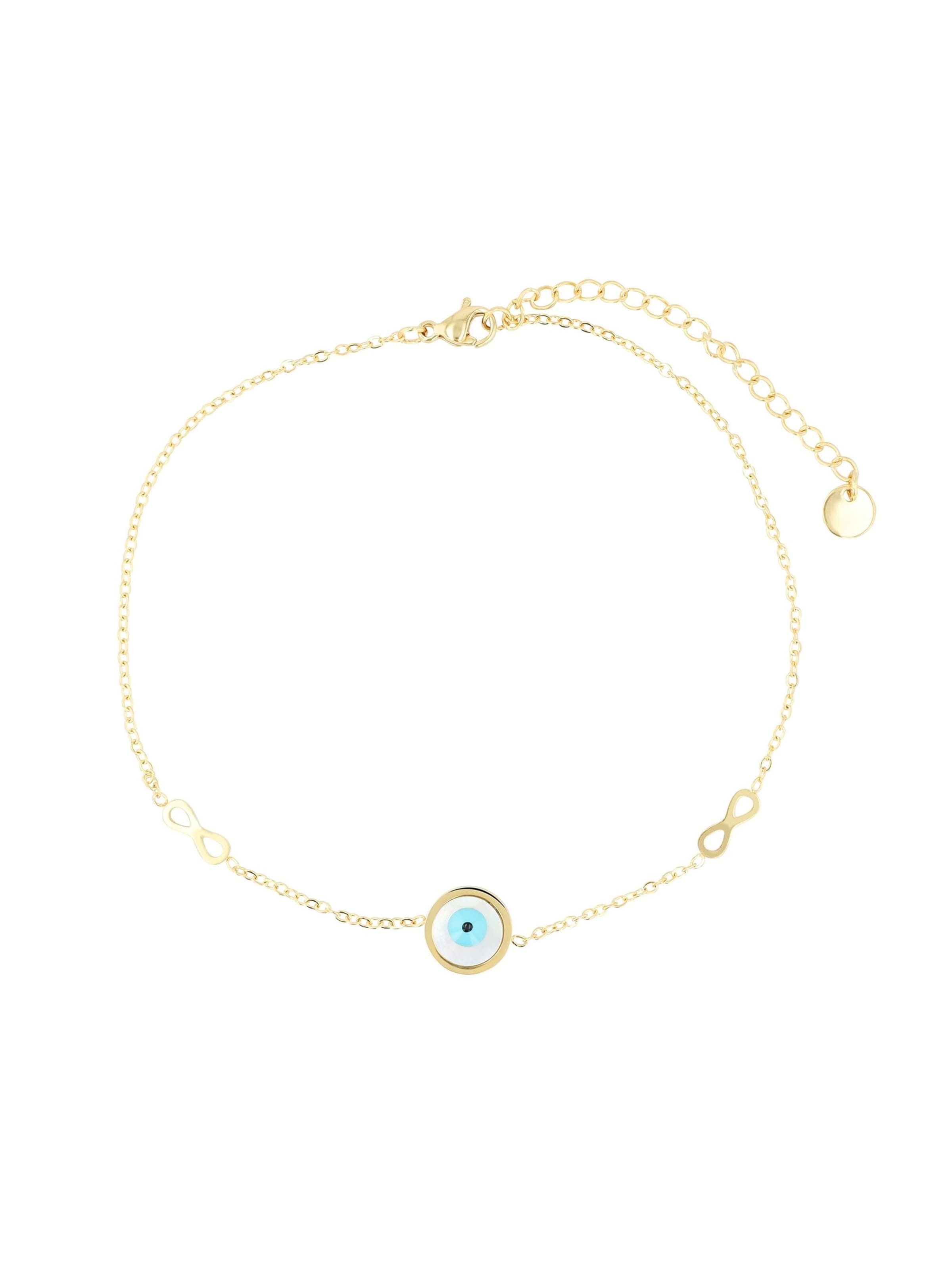 Akzent Fußschmuck 'Wenna, langlebig'‌‌‌‌‌‌‌‌ in Gold: Vorderseite