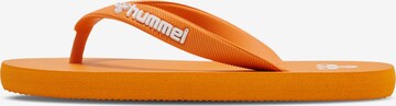 Claquettes / Tongs Hummel en orange : devant