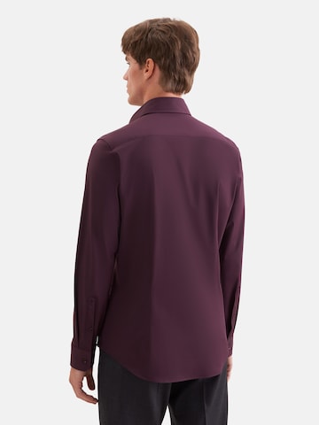 Coupe slim Chemise SEIDENSTICKER en rouge