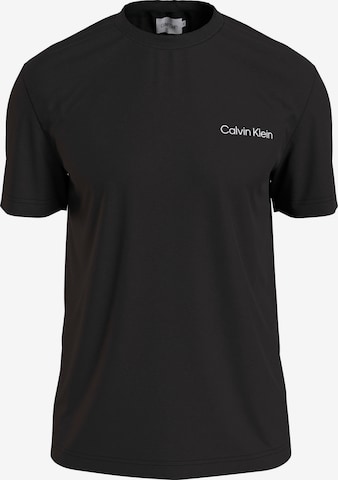 Calvin Klein Big & Tall Shirt in Black: front