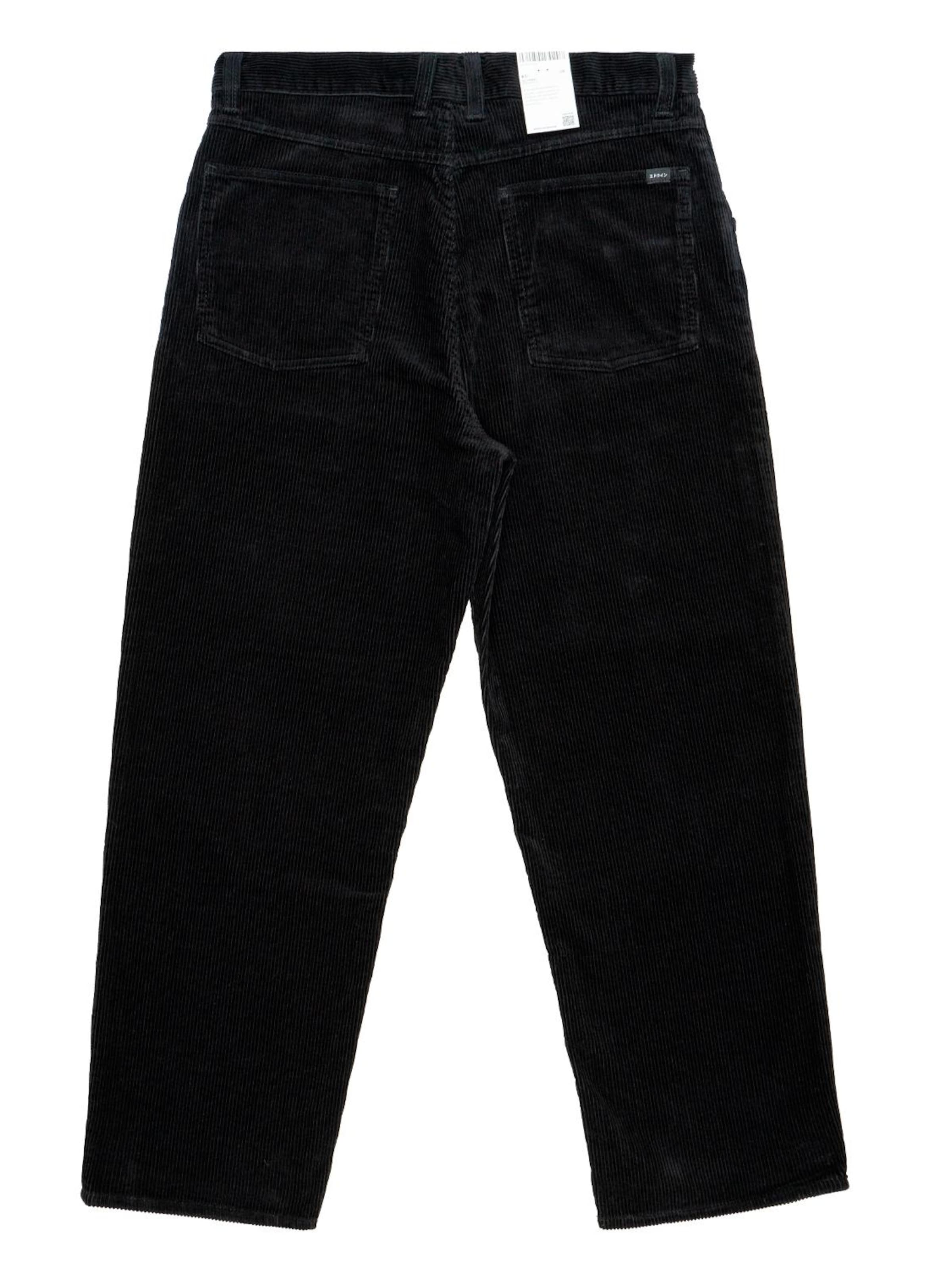 EDWIN Regular Broek in Zwart