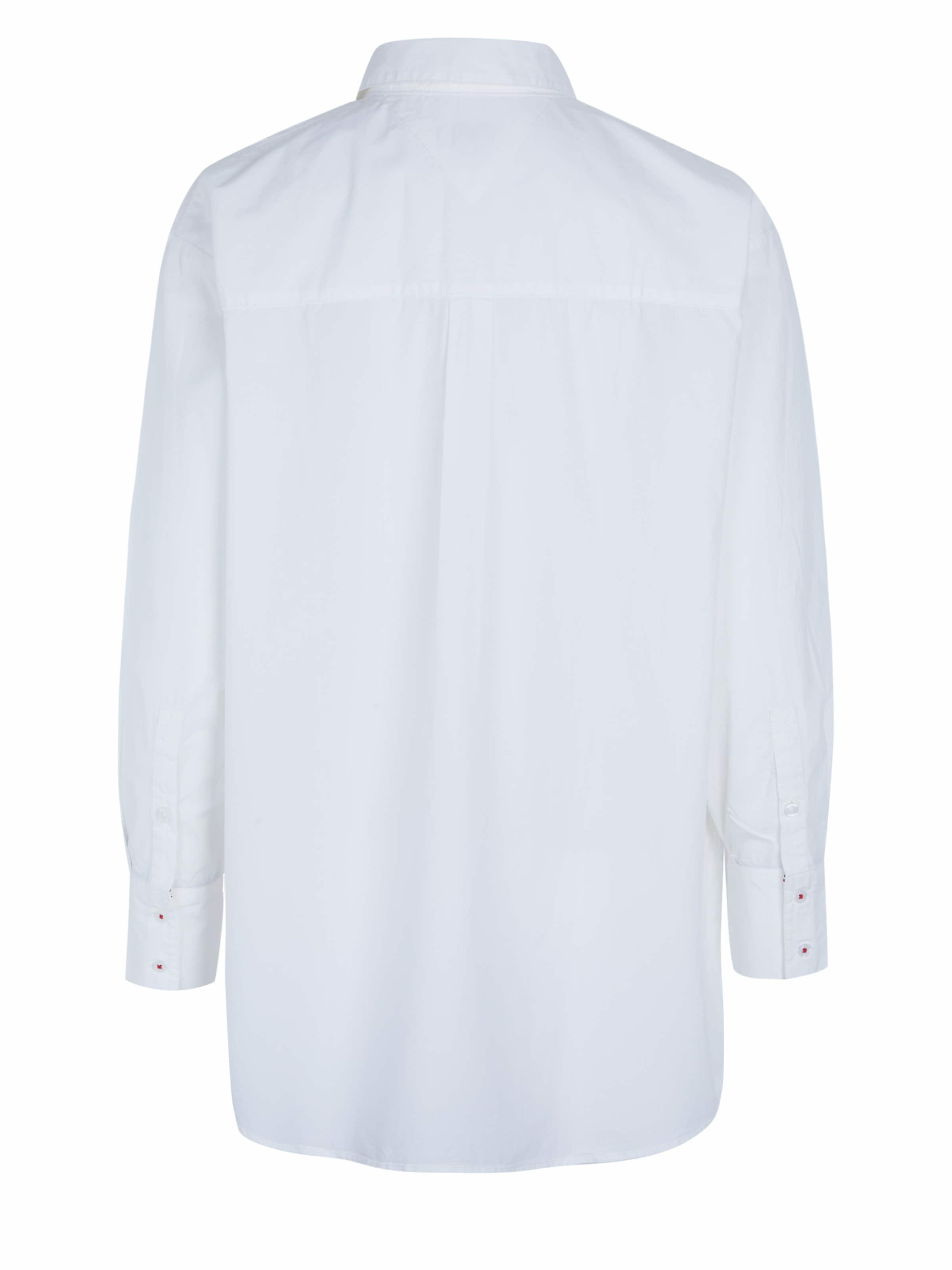 TOMMY HILFIGER Bluse in Weiß