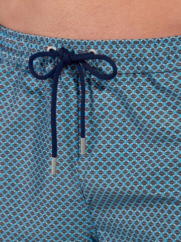 Shorts de bain ' Beach Boxer Espresso ' HOM en bleu