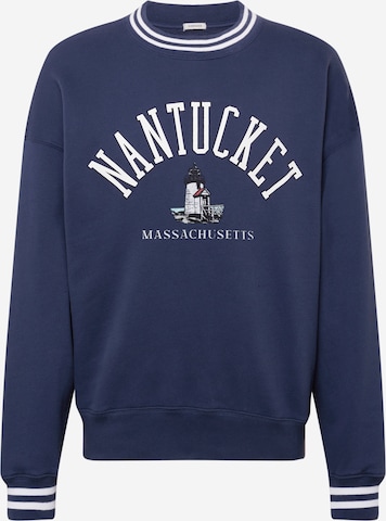 Abercrombie & Fitch Sweatshirt 'MAY' in Blau: predná strana