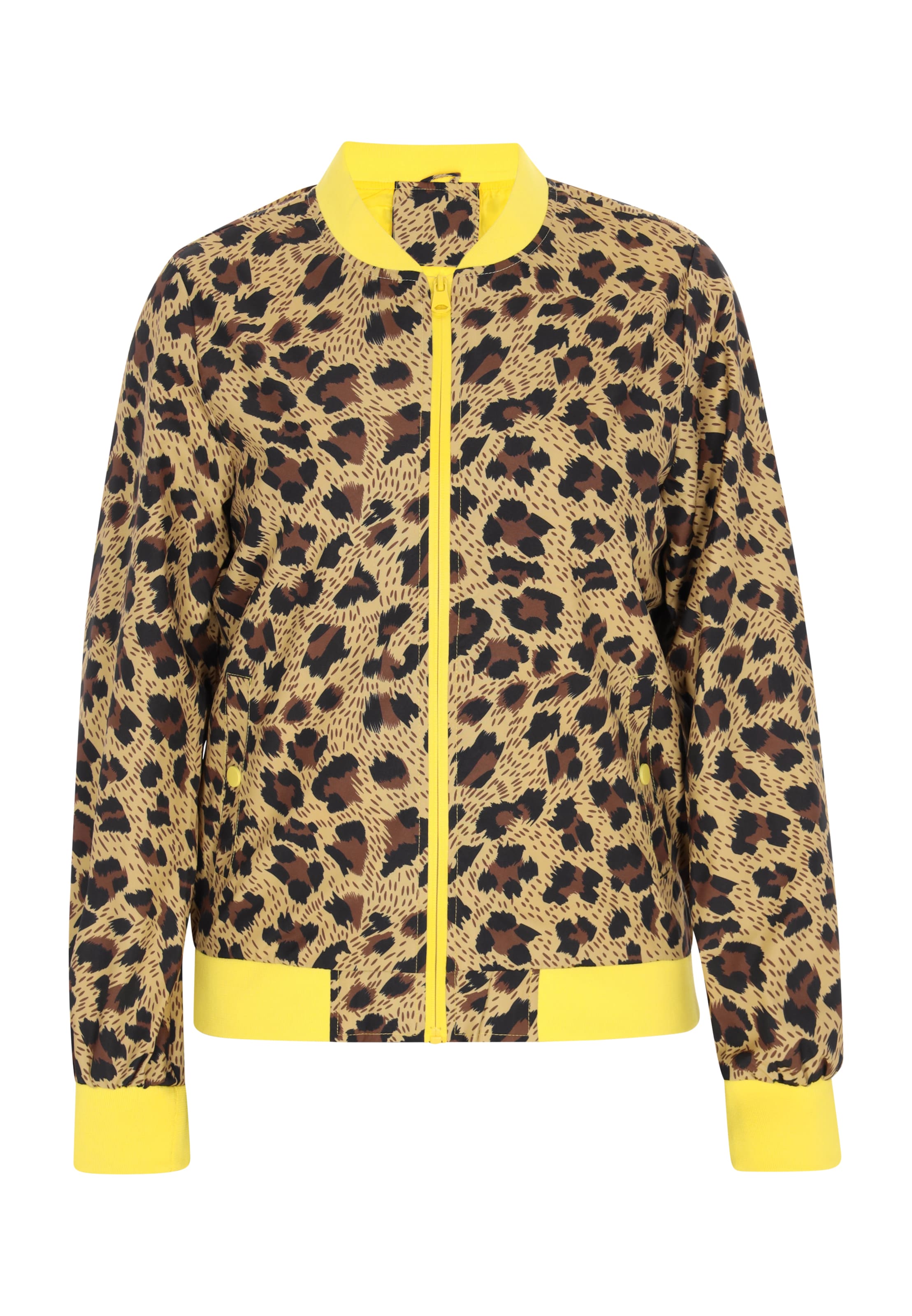 NALLY Between-season jacket in Yellow: front