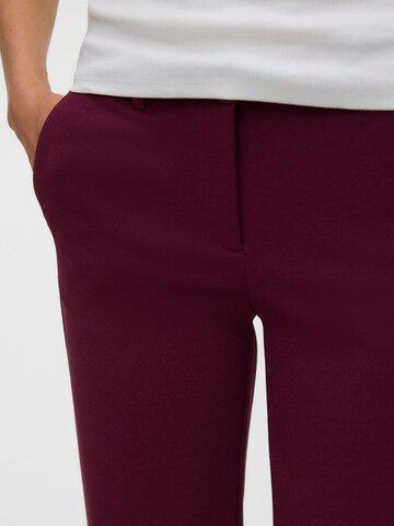 VERO MODA Bootcut Broek 'VMZamira' in Rood