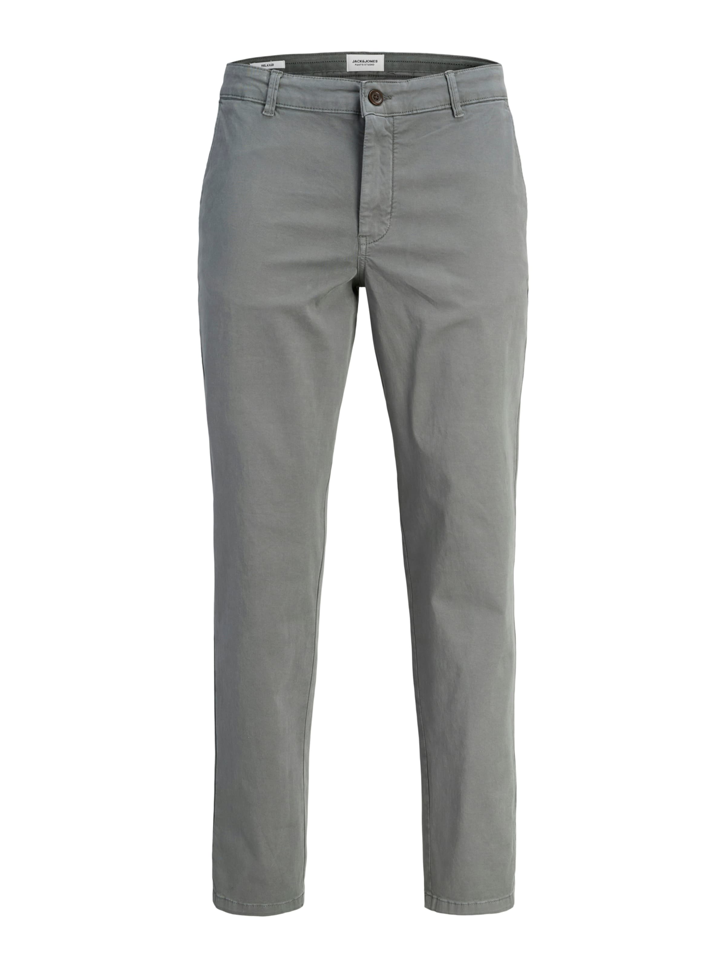 regular Pantaloni chino di JACK & JONES in grigio: frontale
