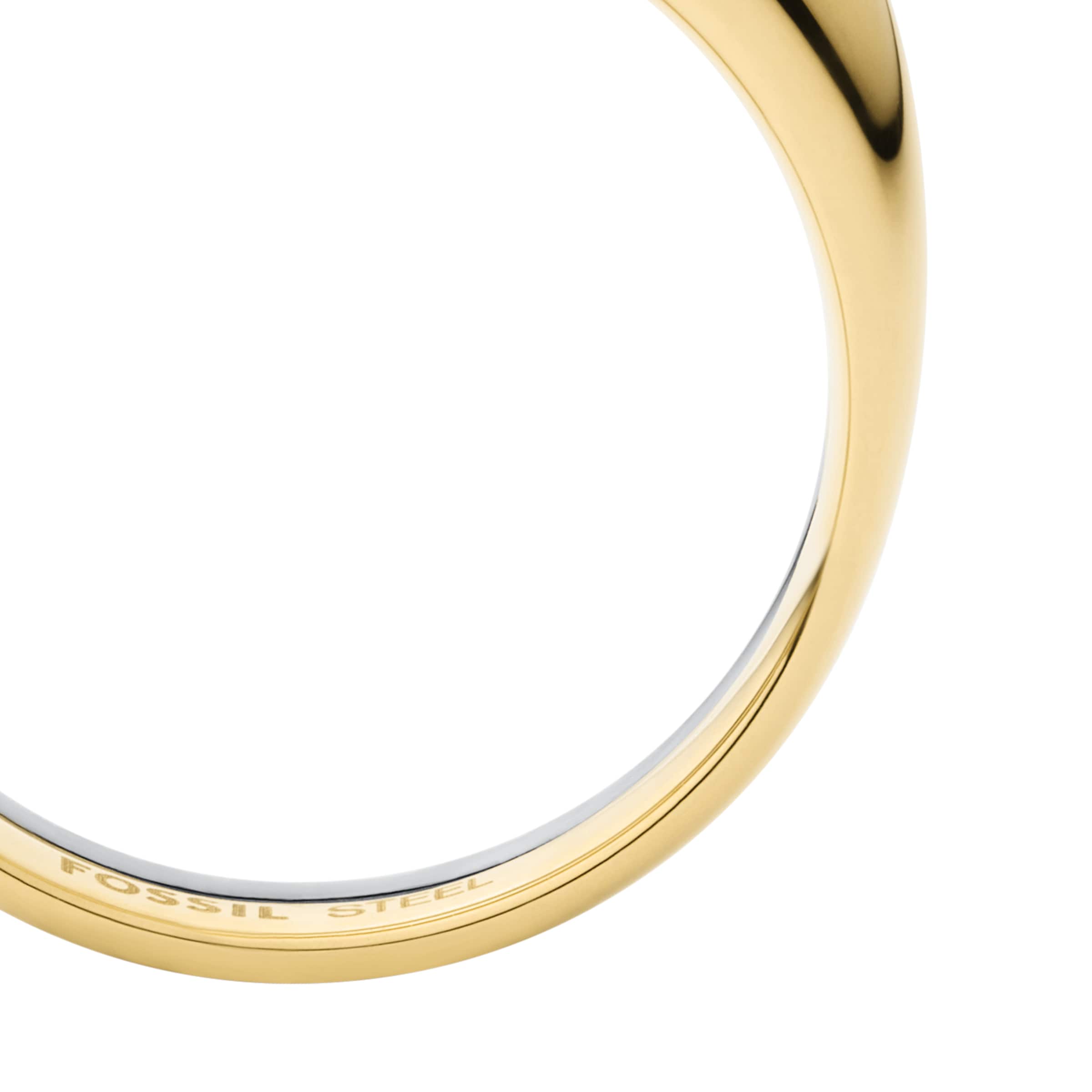 FOSSIL Ring in Gold