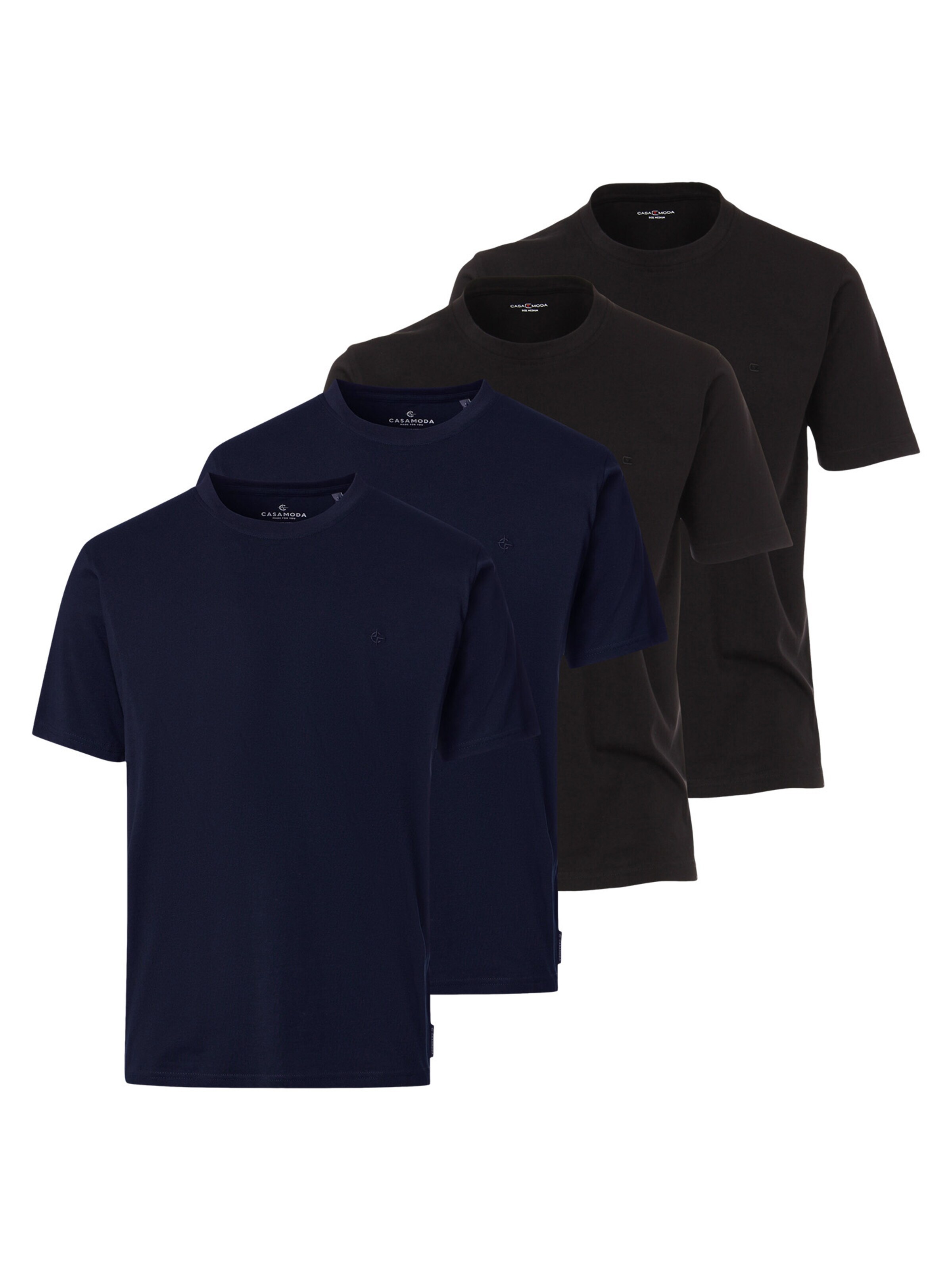CASAMODA Shirt 'Basic' in Black: front