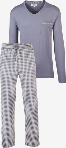 Pyjama long LOOKS by Wolfgang Joop en bleu : devant