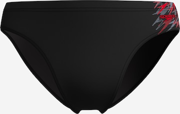 SPEEDO Sportbadeslip in Schwarz: Vorderseite