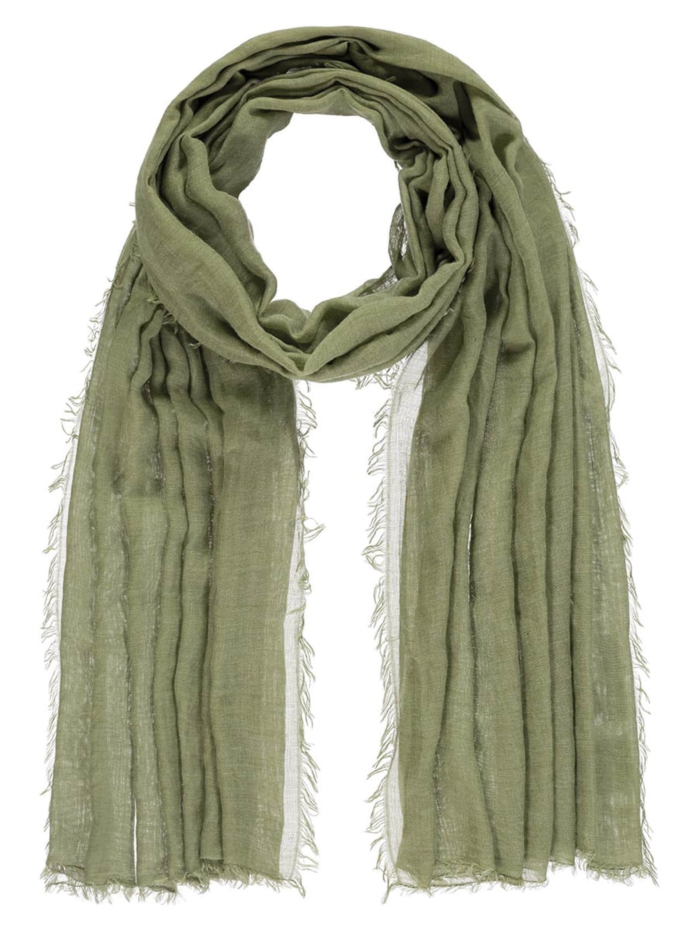 Passigatti Wrap 'Schal Herren Uni' in Green: front