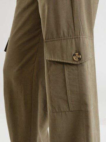 NÜMPH Wide leg Cargo trousers 'WALERIA' in Green