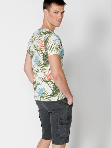 KOROSHI T-Shirt in Weiß