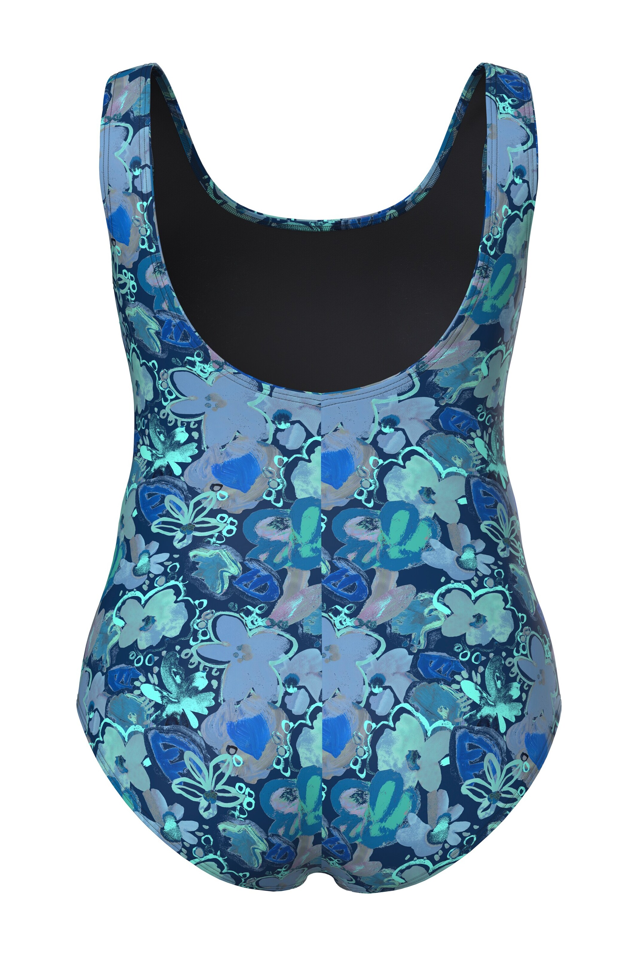 Ulla Popken Badpak in Blauw