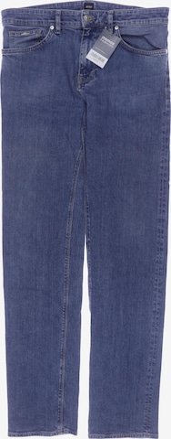 BOSS Black Jeans in 31 in Blue: front