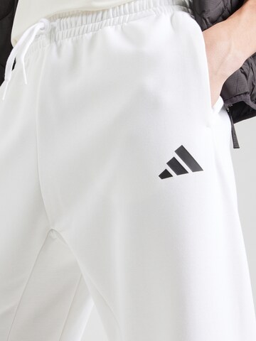 ADIDAS SPORTSWEAR Tapered Sports trousers in White