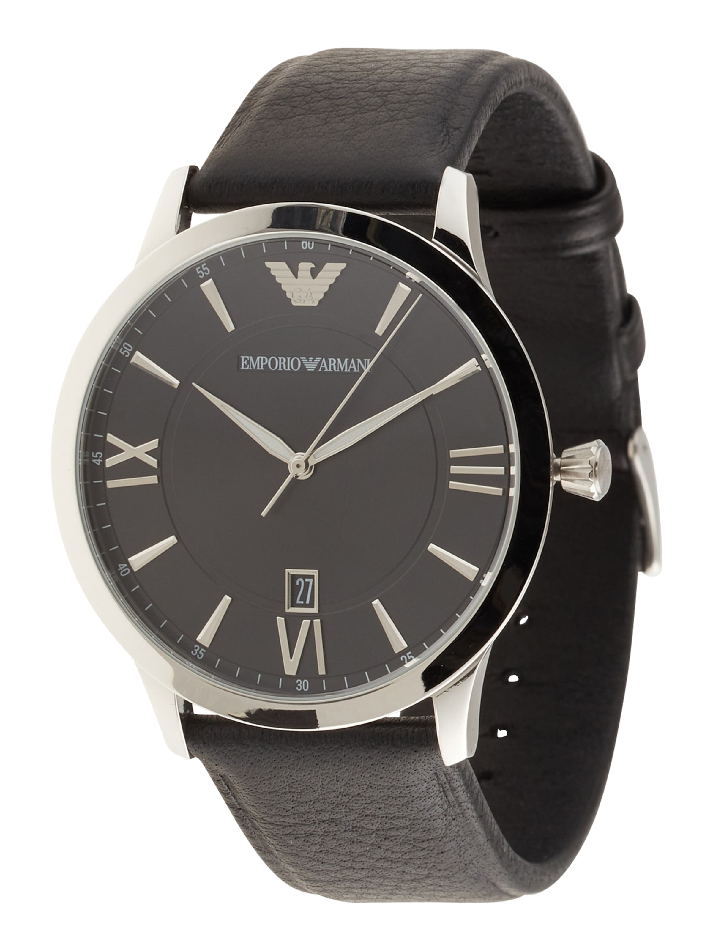 Emporio Armani Analógové hodinky - Čierna: predná strana