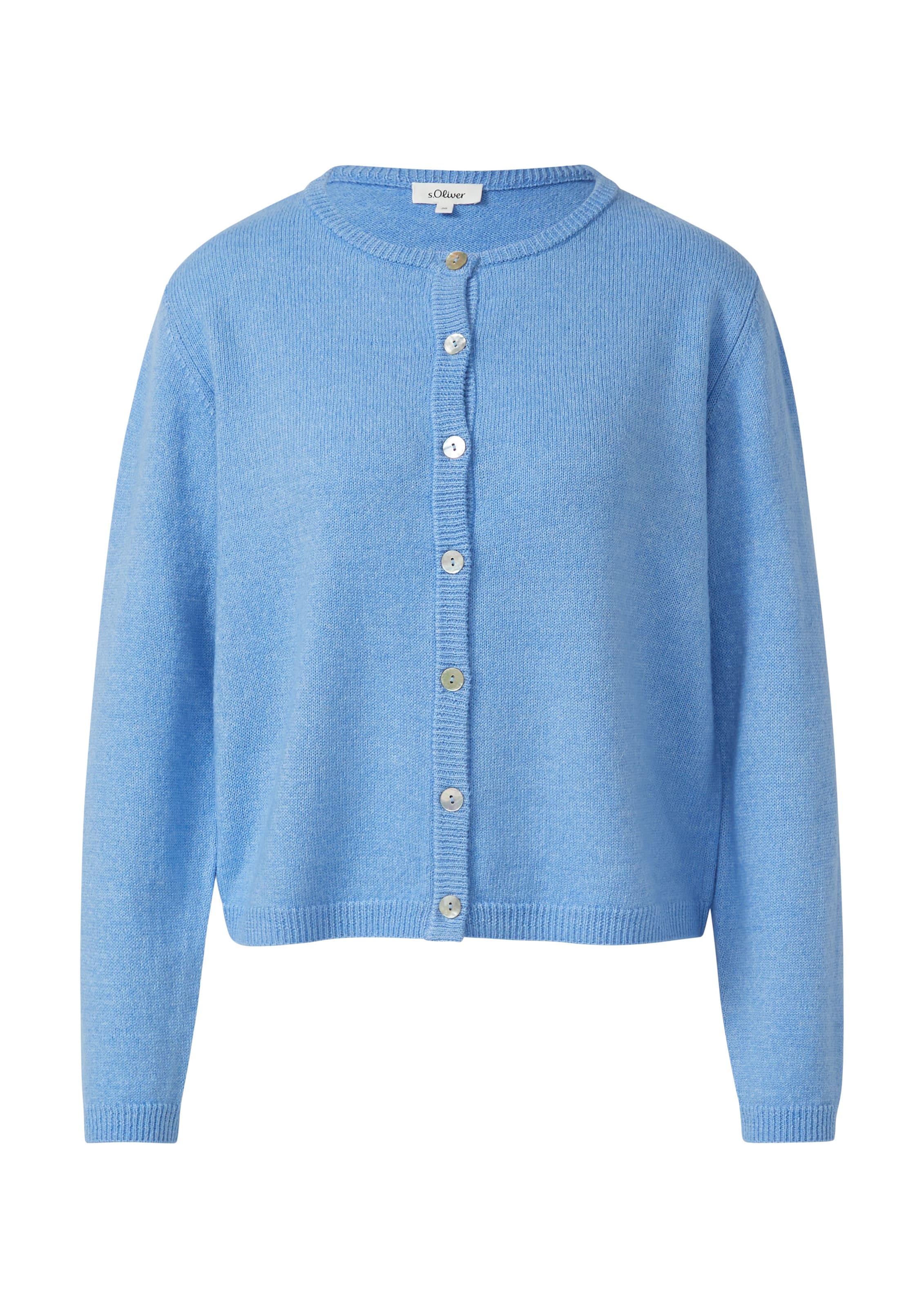 s.Oliver Strickjacke in Blau: Vorderseite
