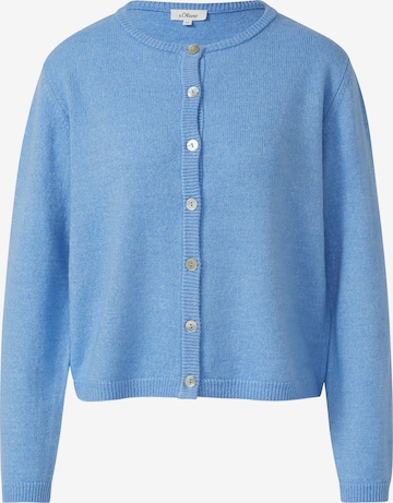 Cardigan s.Oliver en bleu : devant
